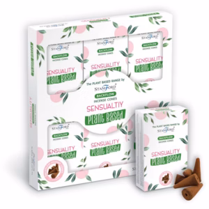 Plantaardige Terugstroom Wierookkegels - Sensualiteit