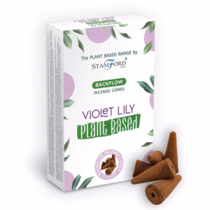Plantebaserede Røgelseskegler med Tilbageløb - Violet Lilly