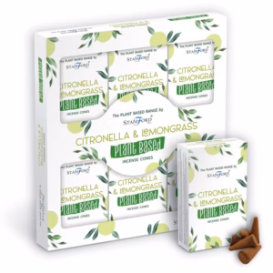 Conos de Incienso a Base de Plantas - Citronella & Lemongrass
