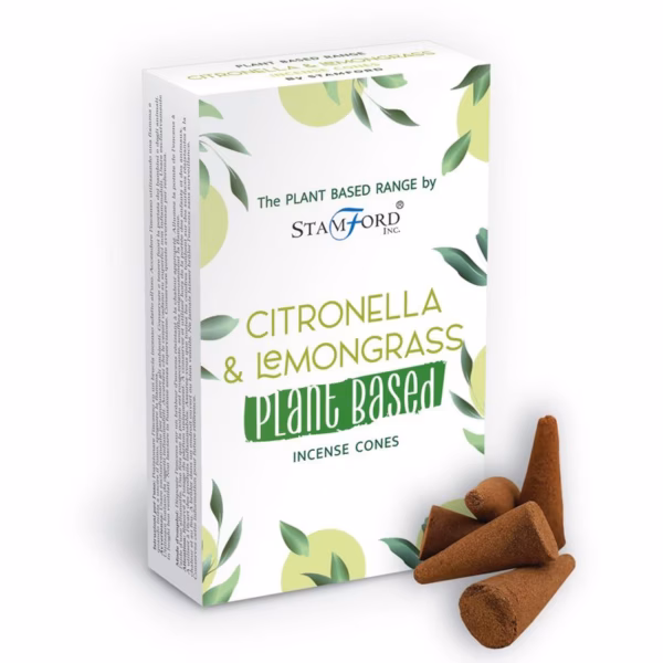 Plantaardige Wierookkegels - Citronella & Citroengras