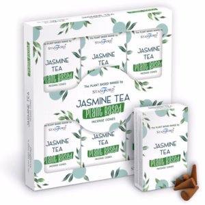 Plantebaserede Røgelseskegler - Jasmin - Te