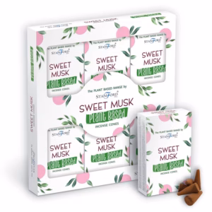 Plantebaserte Røkelseskjegler - Sweet Musk