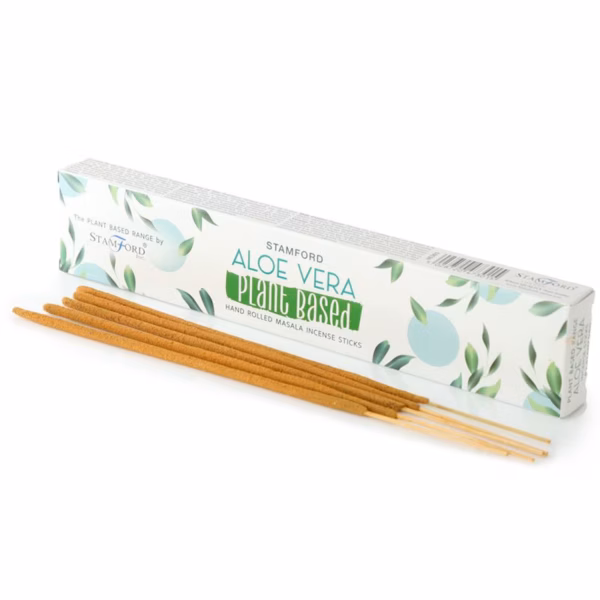 Packung mit 6 Pflanzlichen Masala - Räucherstäbchen - Aloe Vera