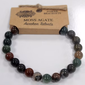 Pulsera de Energía - Ágata de Musgo