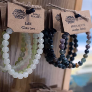 Bracelet de Puissance - Jaspe Blanc