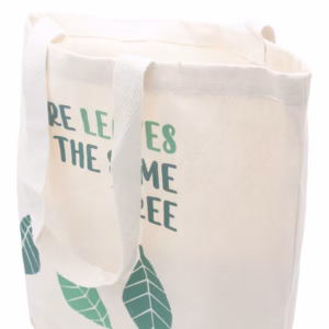 Printed Cotton Bag - We are Leaves - Natural