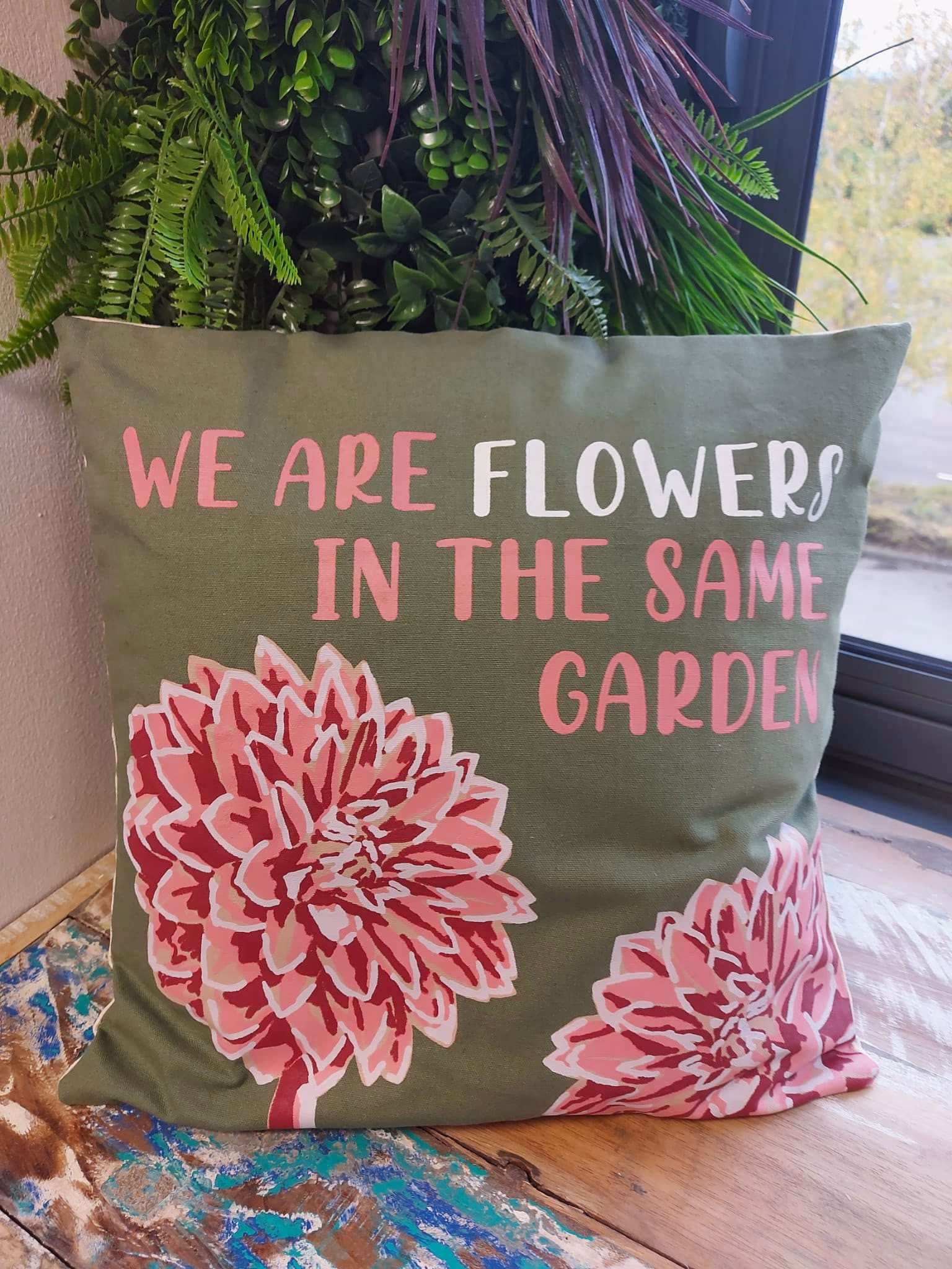Bomull Putetrekk med Trykk - We Are Flowers - Rosa 5 Bomull Putetrekk Med Trykk - We Are Flowers - Rosa