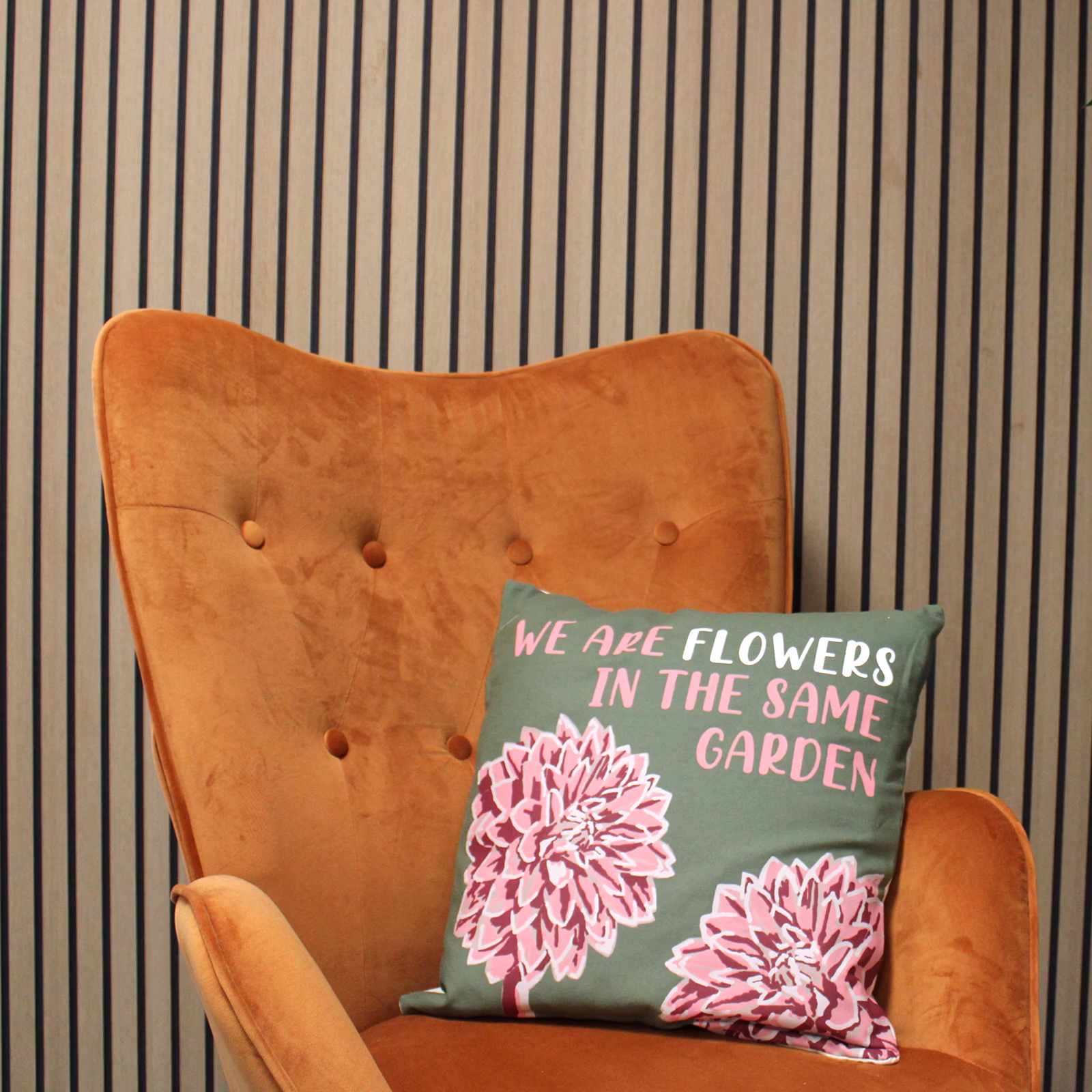 Bomull Putetrekk med Trykk - We Are Flowers - Rosa 7 Bomull Putetrekk Med Trykk - We Are Flowers - Rosa