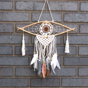Attrapes - Rêve Protection - Petit Œil Macramé Marron