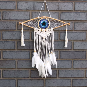 Attrapes - Rêve Protection - Petit Œil Macramé Marron