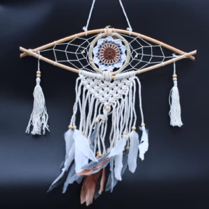 Attrapes - Rêve Protection - Petit Œil Macramé Marron