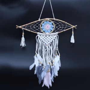 Attrapes - Rêve Protection - Petit Œil Macramé Marron