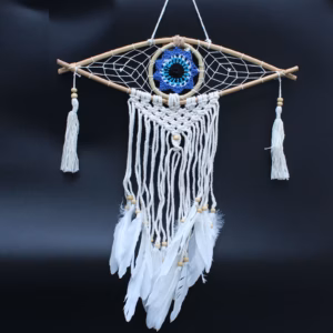 Attrapes - Rêve Protection - Petit Œil Macramé Marron