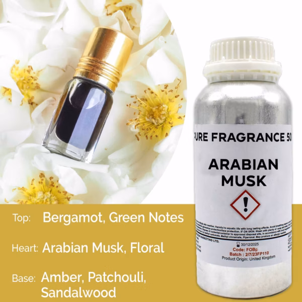 Musc Arabe - Huile de Parfum Pure 500ml
