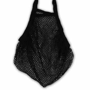 Sac Filet Pur Coton - Noir