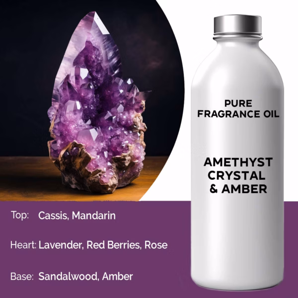 Amethyst Crytal & Amber