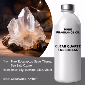 Huile de Parfum Pure 500ml - Fraîcheur du Quartz