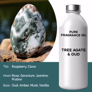 Baumachat & Oud Reines Duftöl - 500ml
