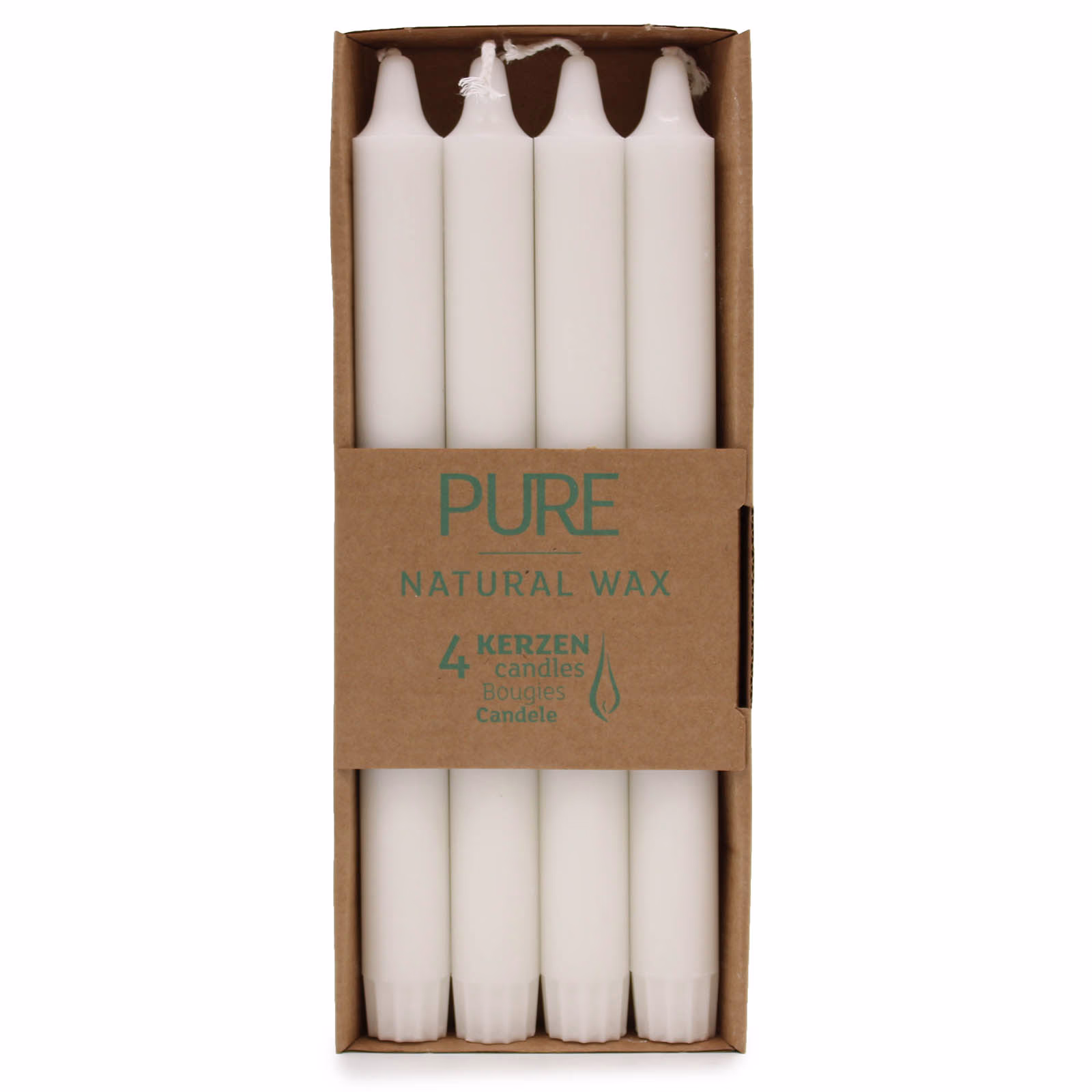 Middagsljus av Naturlligt Vax250x23 - Vit 1 Middagsljus Av Naturlligt Vax250X23 - Vit