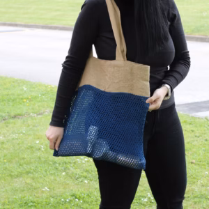 Sac Filet Pur Jute Doux et Filet en Coton - Jean'S