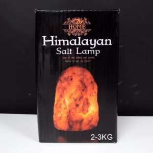 Saltlampa med fot - ca 2-3kg