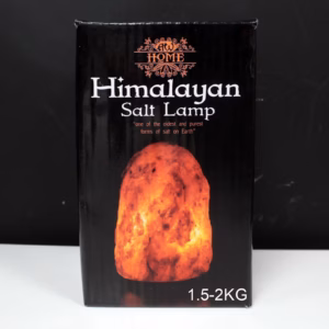 Lampe en Cristal de Sel de l'Himalaya - 1,5 À 2 Kgs