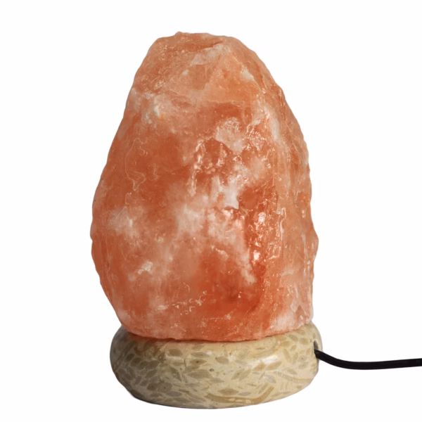 Quality USB Natural Salt Lamp - 11.5cm - White Light