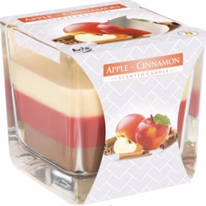 Tarro de Vela de Arcoíris - Manzana y Canela