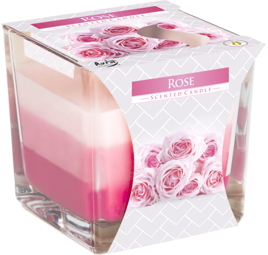 Rainbow Duftlys i Krukke Lys - Rose