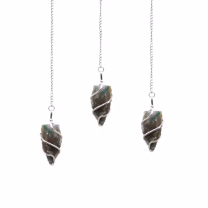 Pendule en Pierres Brutes - Agate Mousse