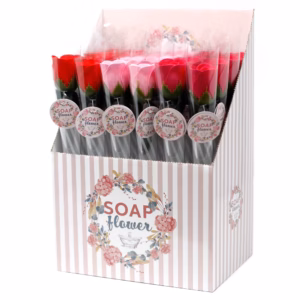 Fleurs Uniques et Présentoir - Petite Rose