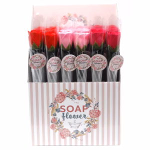 Fleurs Uniques et Présentoir - Petite Rose