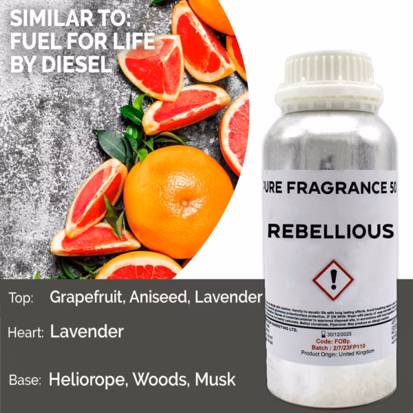 Rebellisch Reines Duftöl - 500ml