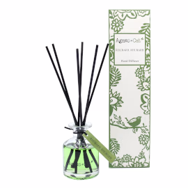 Æske med 140ml Sivdiffusor - Rabarber Rabarber