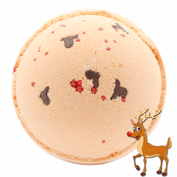 Badebombe "Rentier Rudolph" - Toffee & Karamell