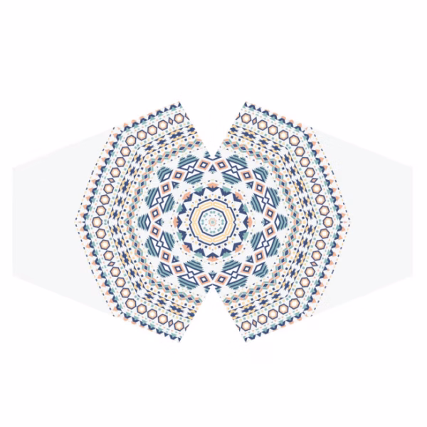 Støvmaske PM2.5 Filter - Aztec Tribal (voksen)