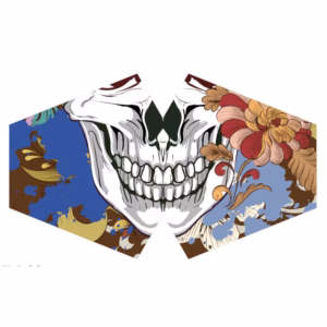 Herbruikbare Modieuse Gezichtsmaskers - Kleurijke Calavera - Kinderen