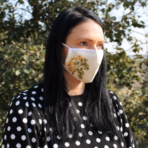 Masques Personnalisés en Tissu Adulte - Arbre Doré