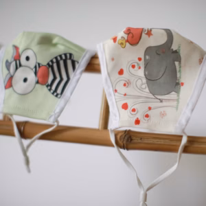 Reusable Fashion Face Covering - Love Elephants - Adult