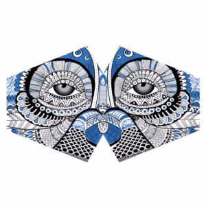 Mascarilla Facial Reutilizable - Mystical Owl (Adult)