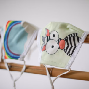 Masques Personnalisés en Tissu Enfant - Arc - En - Ciel