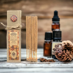 Résine Rituelle sur Bâton - Bois de Santal