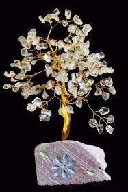 Arbres à Gemme d'Inde Cristal de Roche - 160 Pierres