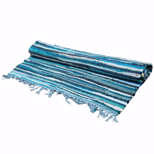 Kamertapijt - Premium Kwaliteit - Aqua Blues