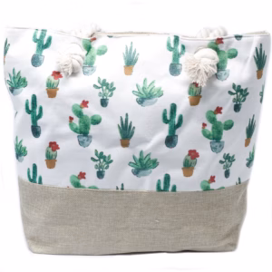 Veske med Tauhåndtak - Mini Cactus