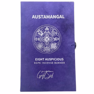 Set aus Räucherstäbchen und Versilbertem Halter - Astamangal