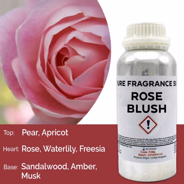 Roze Blos Puur Geurolie - 500ml