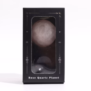 Planet på ett Stativ av Aventuringlas - Rosenkvarts - 40mm