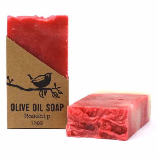 Reine Olivenölseife Hagebutte - 120g