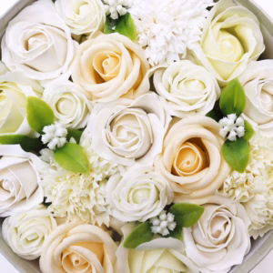 Boîte Ronde - Bénédictions de Mariage - Blanc & Ivoire